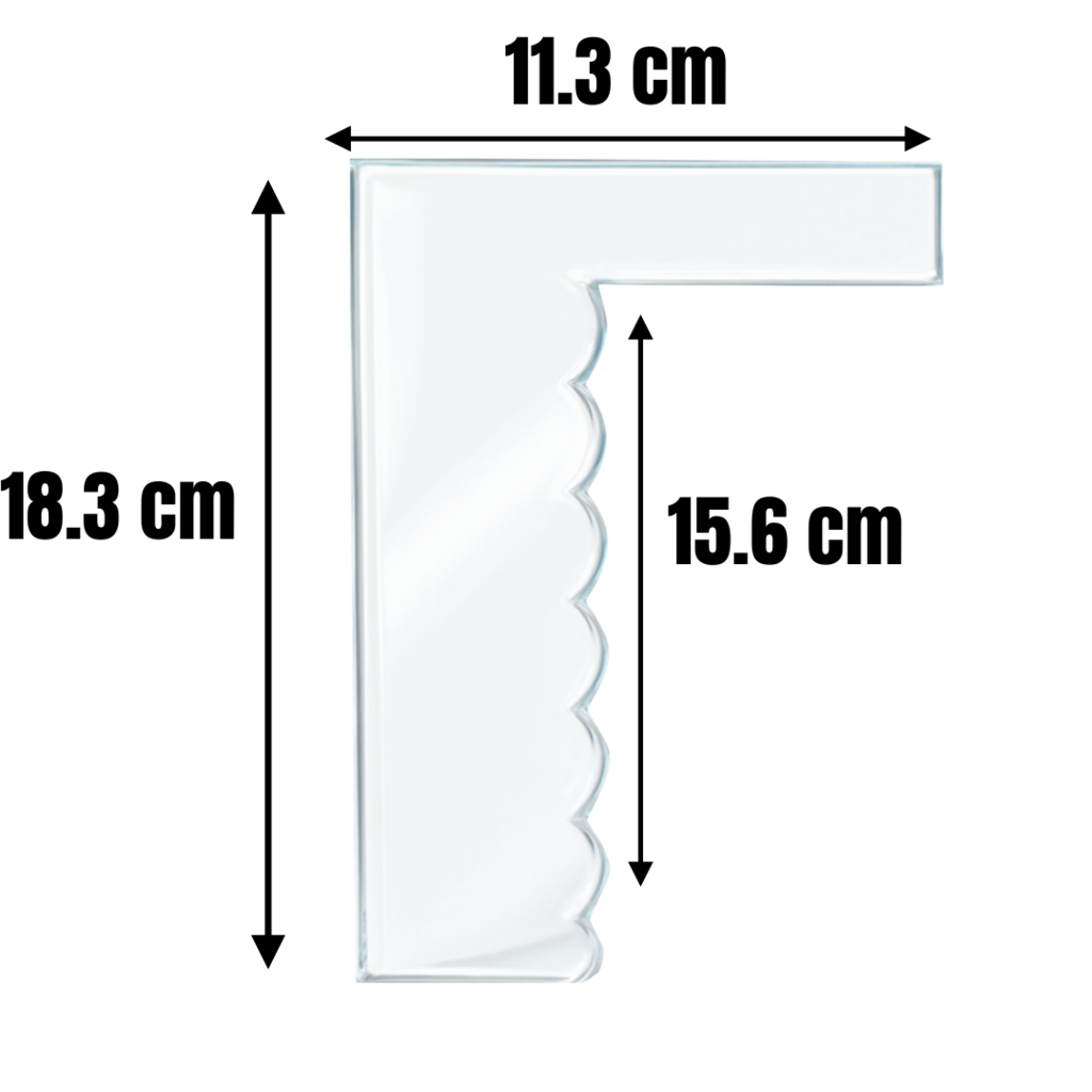 Set Repostería Acrílico Discos de 15, 21 y 25 cm + 7 Scrapers - 13 Piezas - Image 8