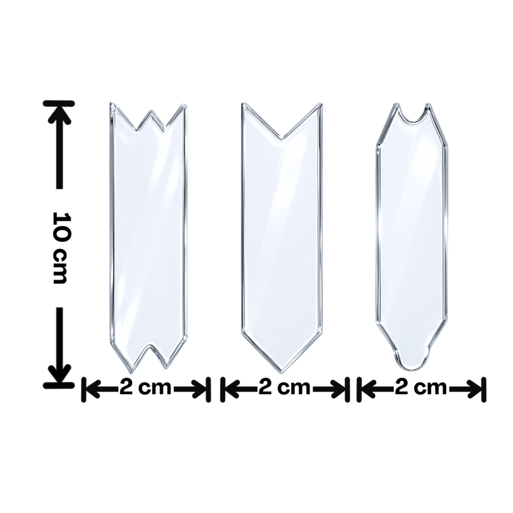 Set Repostería Acrílico Discos de 15, 21 y 25 cm + 7 Scrapers - 13 Piezas - Image 10