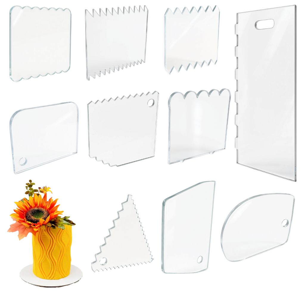 Set de 9 Scrapers Medianos mas 1 Scraper Estandar - 10 Piezas