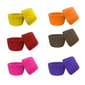 Pirotin Cupcake N° 4 Colores Lisos Surtidos