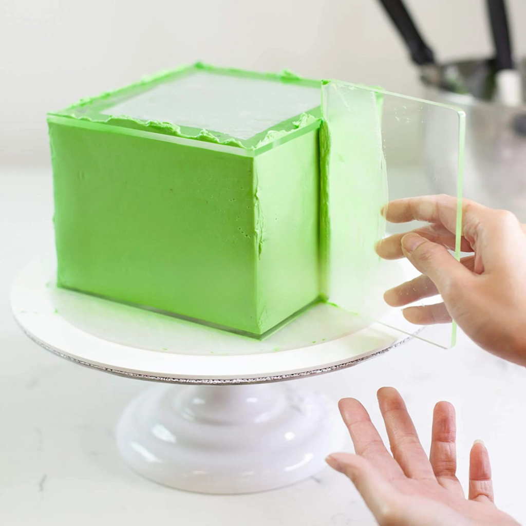 Set de Guías Cuadradas de Acrílico para Torta - 20 piezas - Image 3