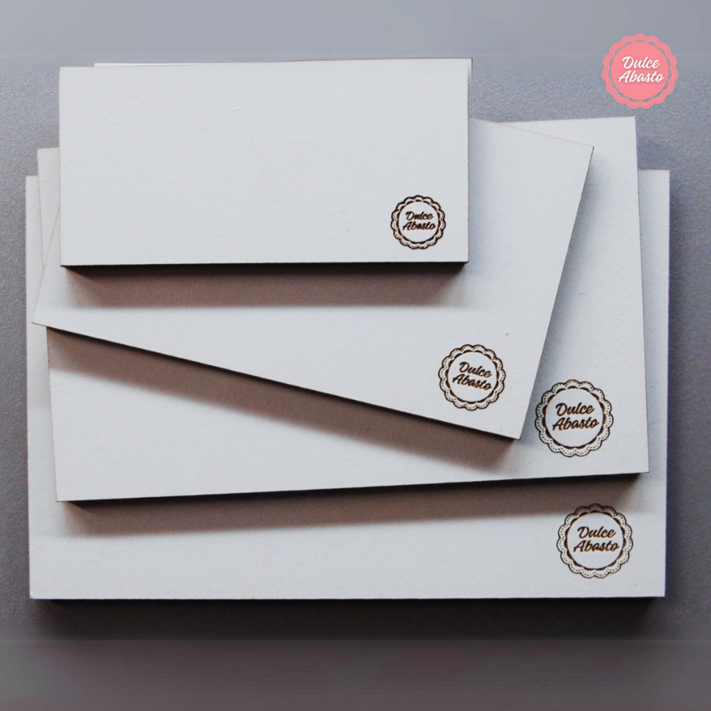 Bases Rectangulares 3mm - Blanco Laminado - Image 3